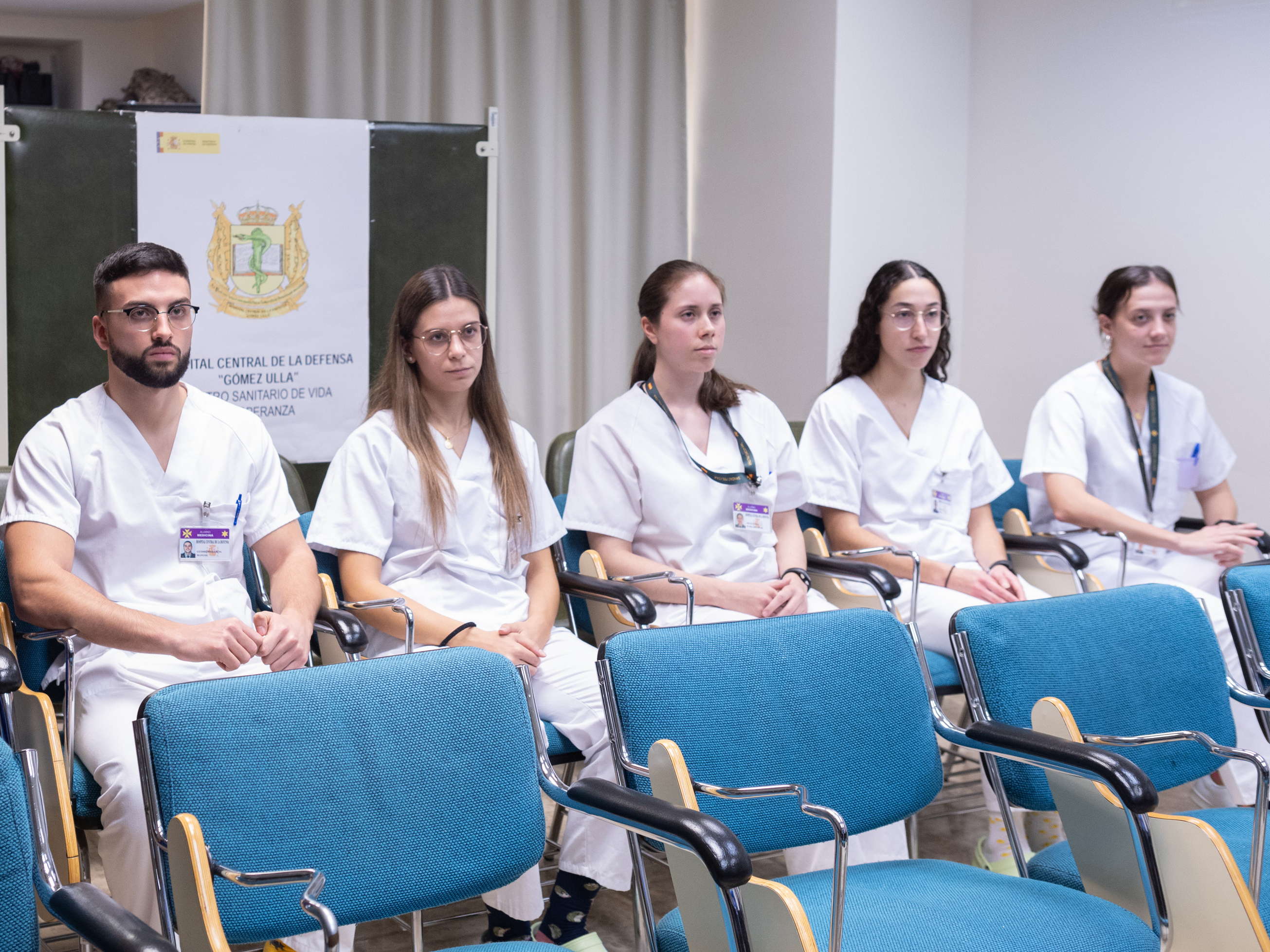 Profesionales del Hospital Central de la Defensa Gómez Ulla